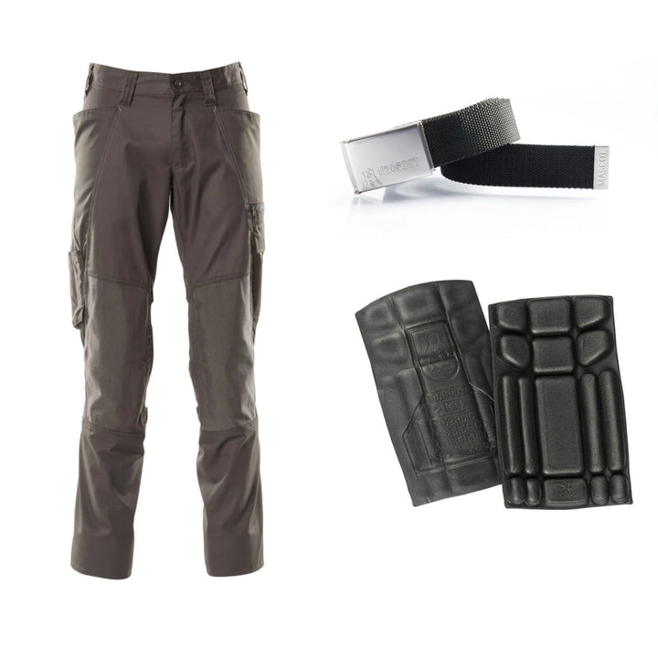 Mascot Special Offer 18379-230 Trousers Pack - Accelerate Lightweight Trousers + Belt + Knee Pads