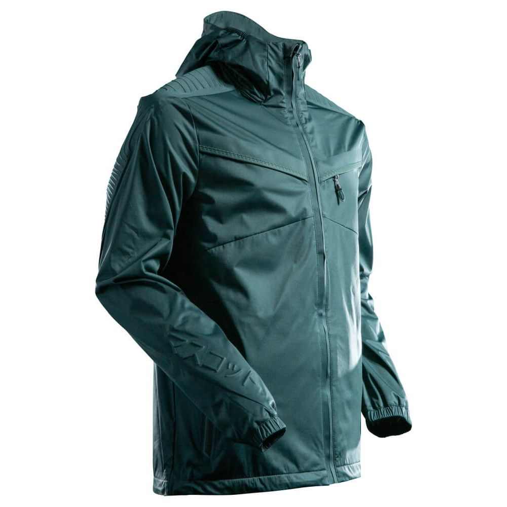 Mascot Lightweight Stretch Jacket 22201-615 Front #colour_forest-green