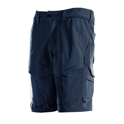 Mascot Lightweight Stretch Shorts with Optional Holster Pockets 22149-605 Front #colour_dark-navy-blue