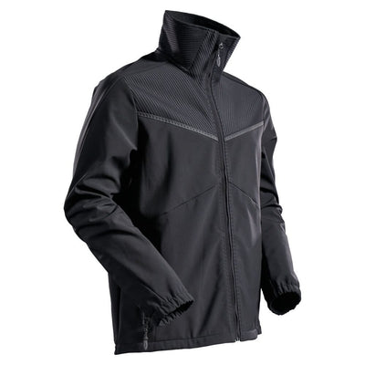 Mascot Softshell Jacket Breathable Water Repellent Windproof 22302-649 Front #colour_black