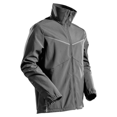 Mascot Softshell Jacket Breathable Water Repellent Windproof 22302-649 Front #colour_stone-grey