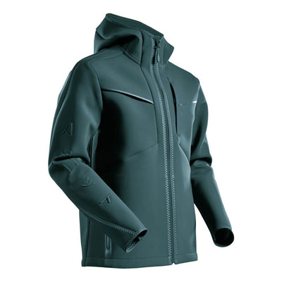 Mascot Softshell Jacket with Hood 22086-662 Front #colour_forest-green