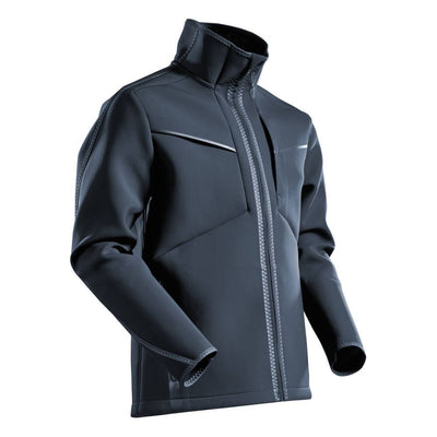 Mascot Softshell Stretch Jacket 22085-662 Front #colour_dark-navy-blue