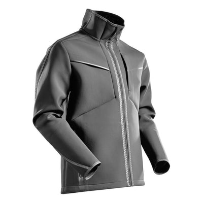 Mascot Softshell Stretch Jacket 22085-662 Front #colour_stone-grey