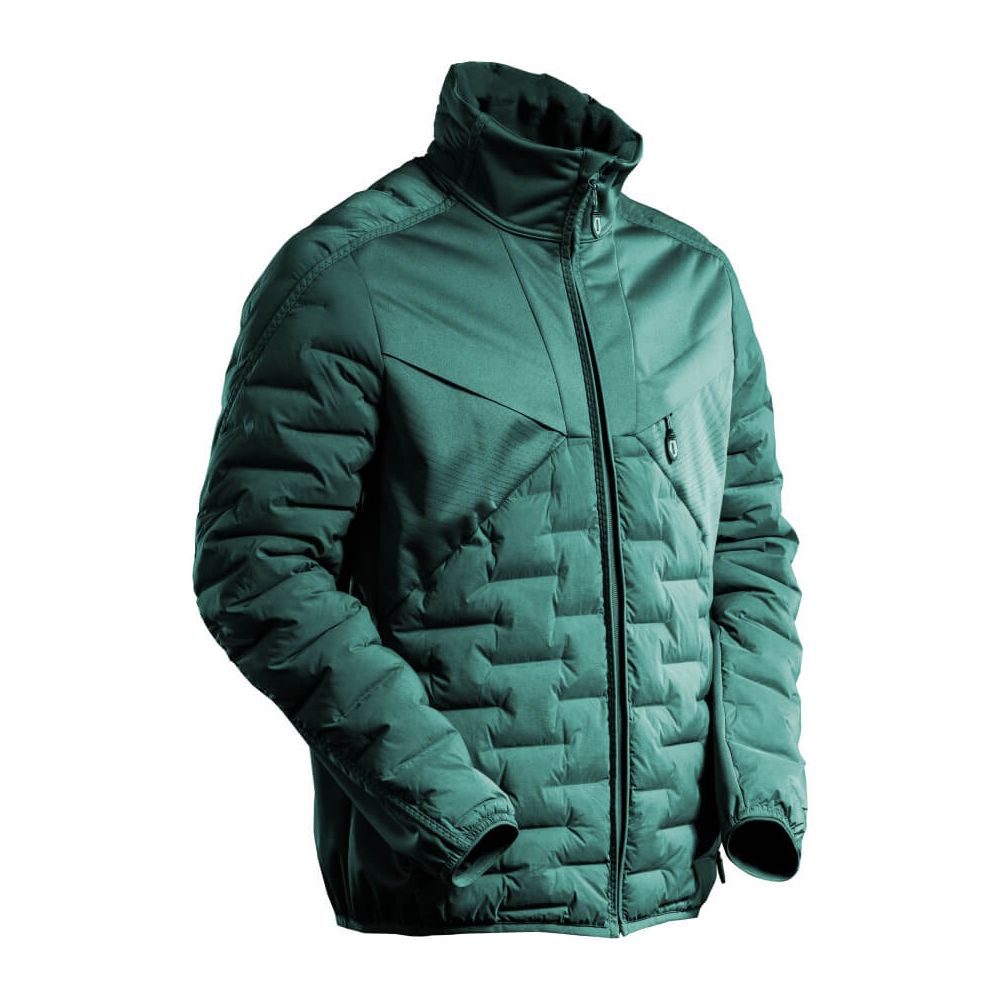 Mascot Ultra-Light Insulated Water Resistant Stretch Jacket 22015-617 Front #colour_forest-green