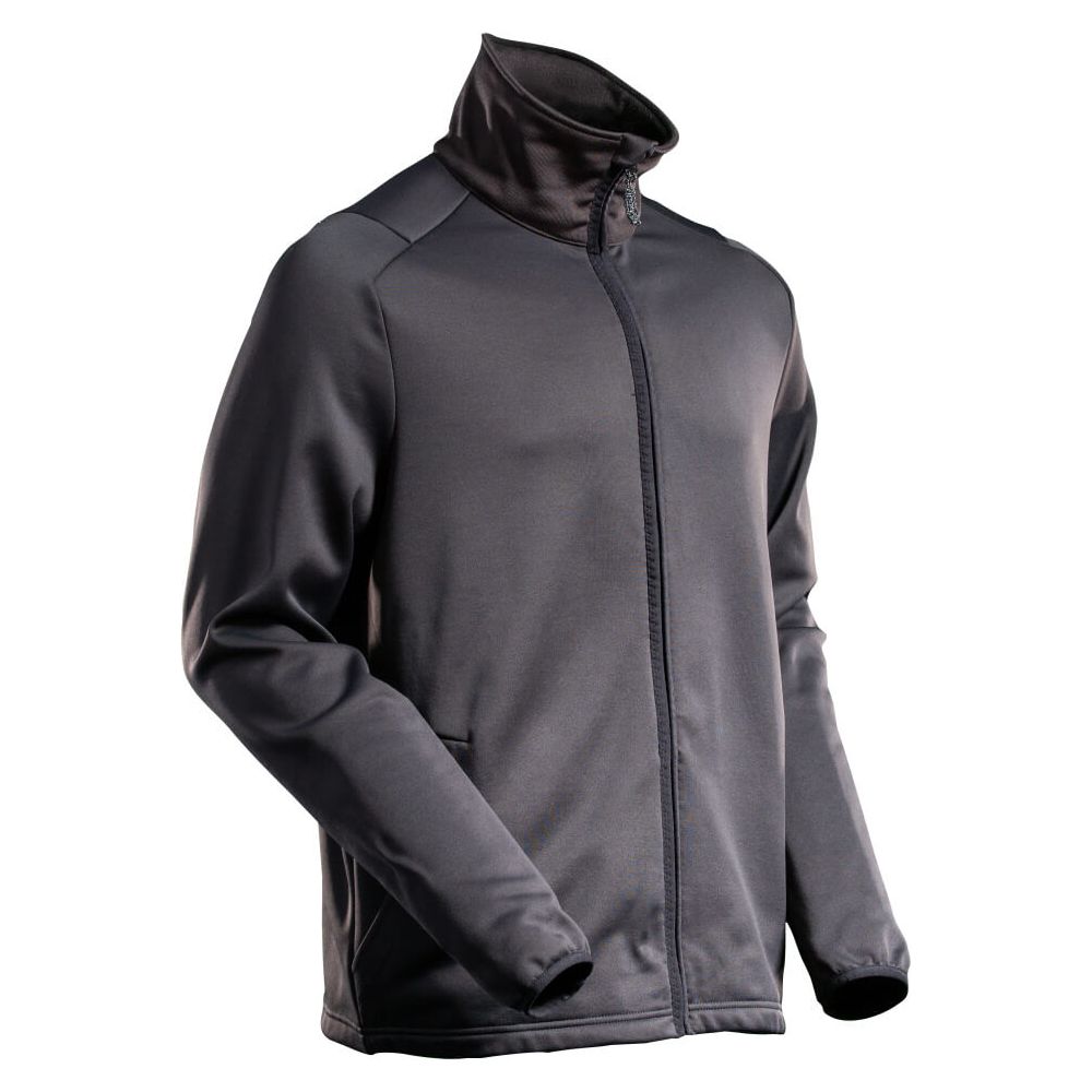 Mascot Water Resistant Fleece with Zipper 22585-608 Front #colour_black