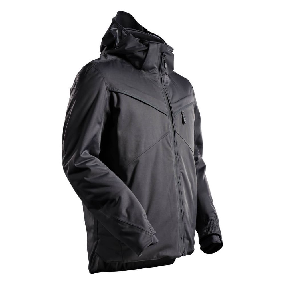 Mascot Waterproof Lightweight Insulated Winter Jacket 22035-657 Front #colour_black
