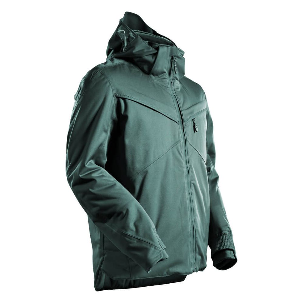 Mascot Waterproof Lightweight Insulated Winter Jacket 22035-657 Front #colour_forest-green