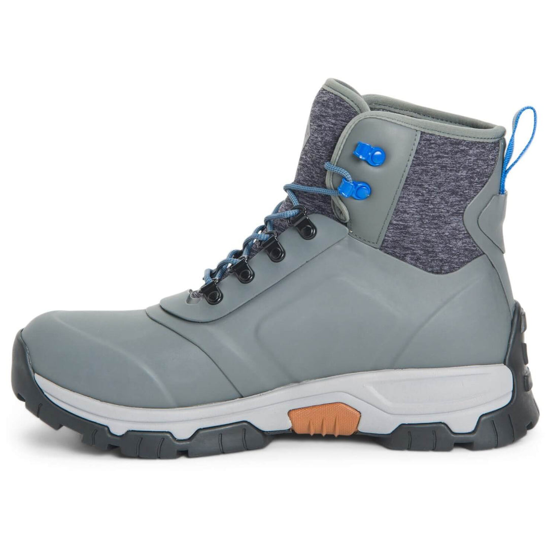 Muck Boots Apex Lace Up Wellington Boots Grey 7#colour_grey