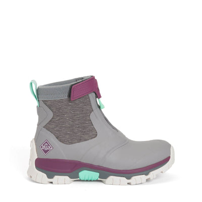 Muck Boots Apex Mid Zip Wellies Grey 8#colour_grey