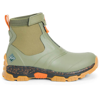 Muck Boots Apex Mid Zip Wellies Olive 5#colour_olive-green