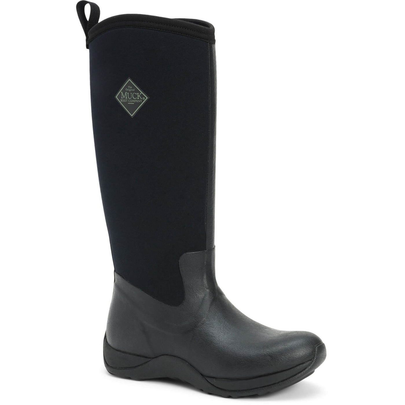 Muck Boots Arctic Adventure Pull On Wellies Black 1#colour_black