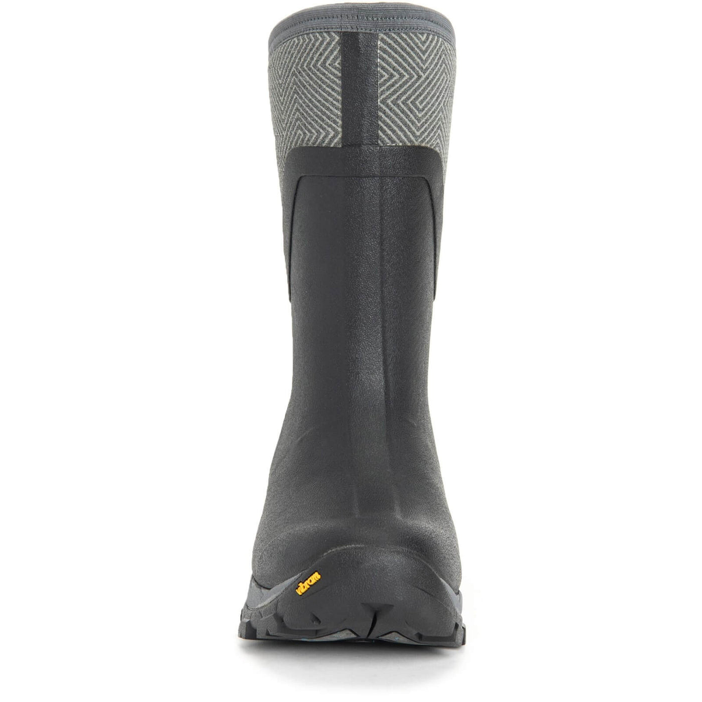 Muck Boots Arctic Ice Mid Wellies Black/Grey Geometric 3#colour_black-grey-geometric
