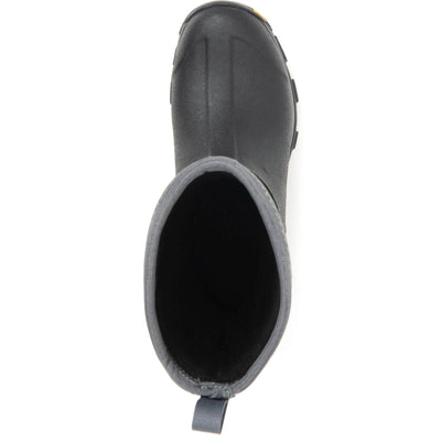 Muck Boots Arctic Ice Mid Wellies Black/Grey Geometric 6#colour_black-grey-geometric