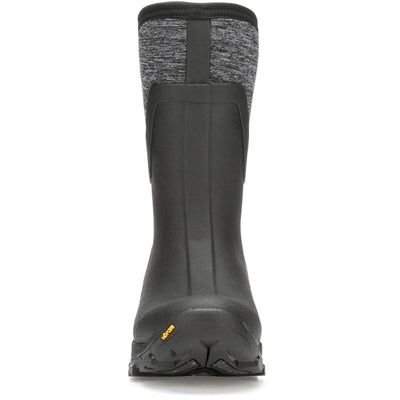 Muck Boots Arctic Ice Mid Wellies Black/Jersey Heather 3#colour_black-jersey-heather