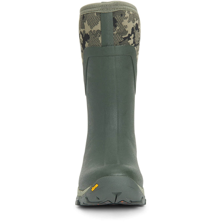 Muck Boots Arctic Ice Mid Wellies Moss W/ Camo 3#colour_moss-w--camo