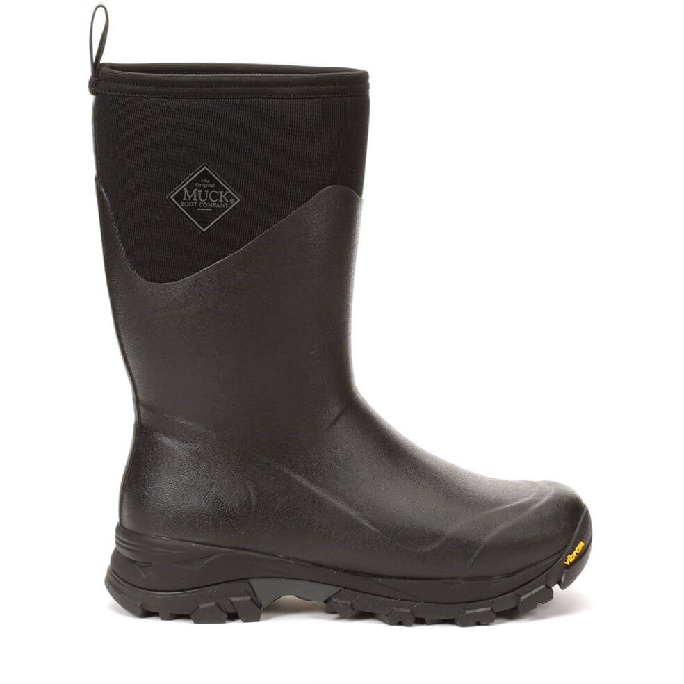 Muck Boots Arctic Ice Mid Wellington Boots Black 5#colour_black