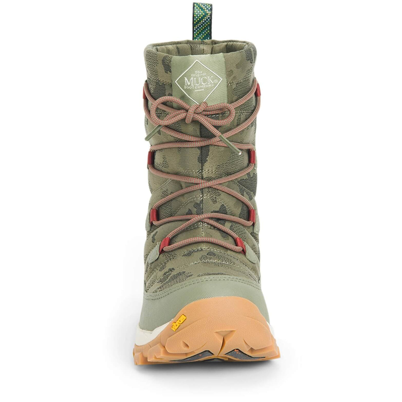 Muck Boots Arctic Ice Nomadic Sport AGAT Wellington Boots Olive/Camo 3#colour_olive-camo
