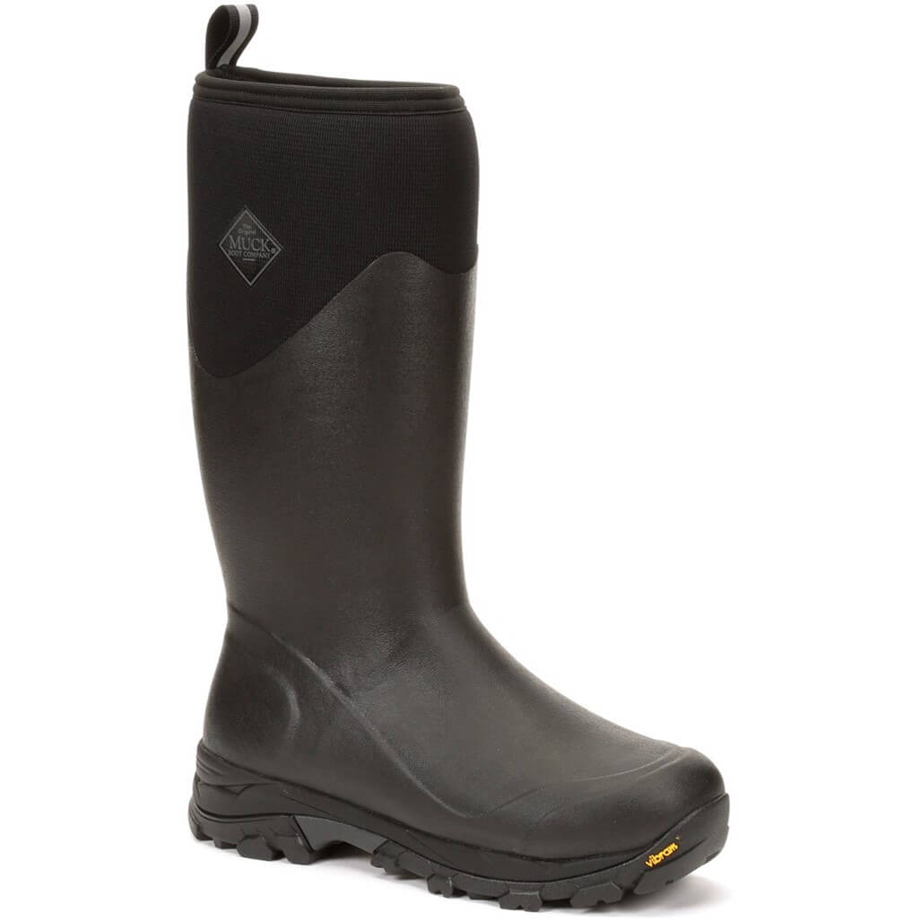 Muck Boots Arctic Ice Tall Wellies Black 1#colour_black