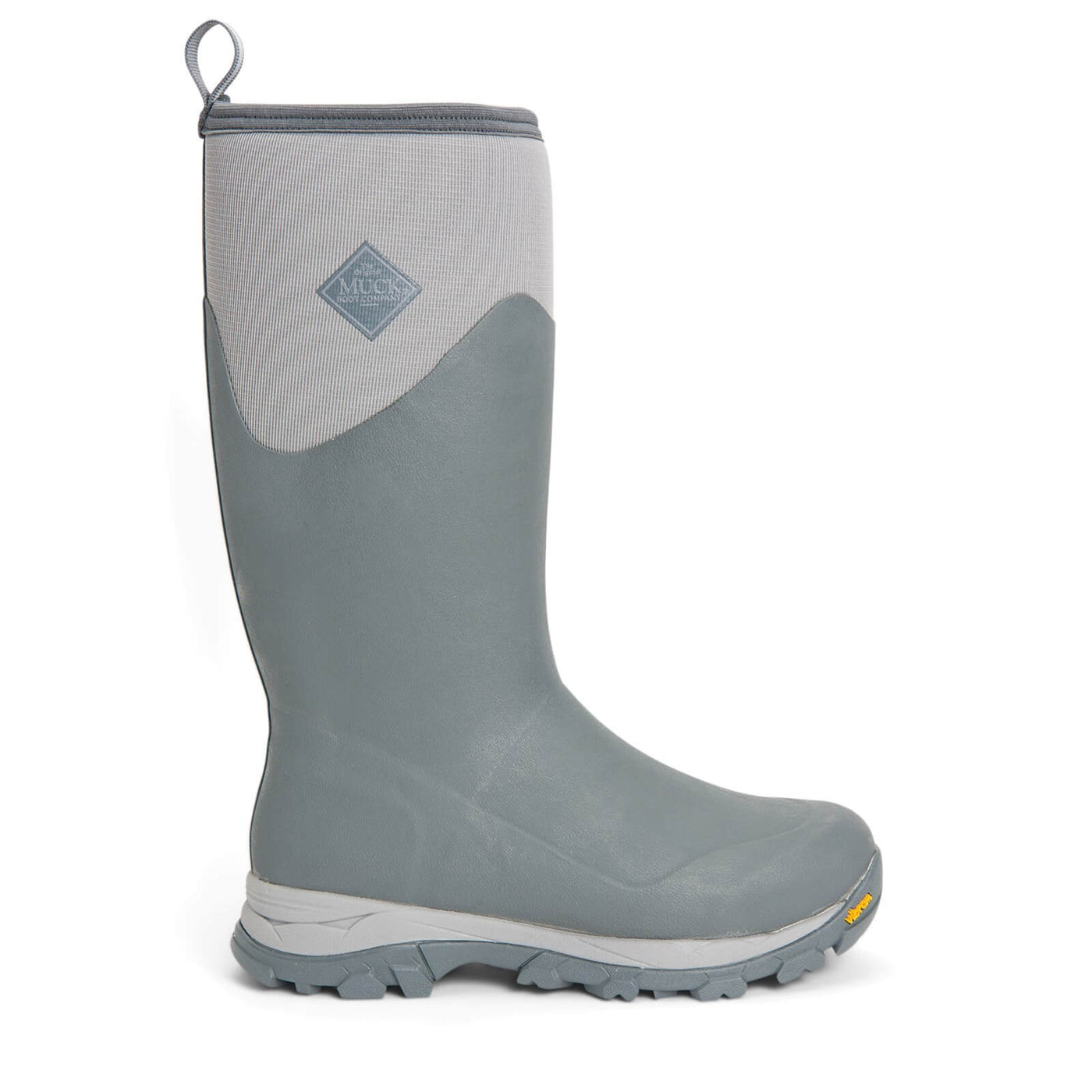 Muck Boots Arctic Ice Tall Wellies Grey 8#colour_grey