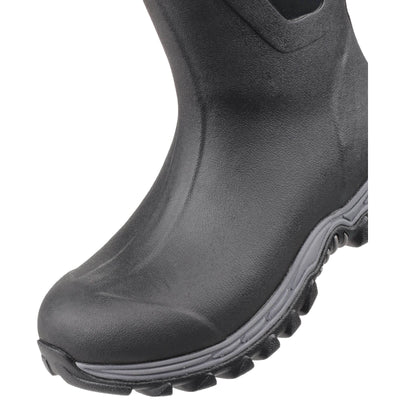 Muck Boots Arctic Sport Mid Pull On Wellington Boots Black 7#colour_black