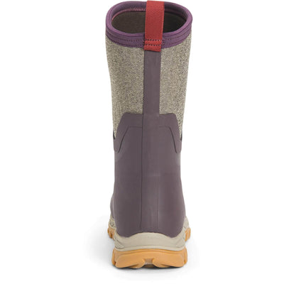 Muck Boots Arctic Sport Mid Pull On Wellington Boots Wine 2#colour_wine