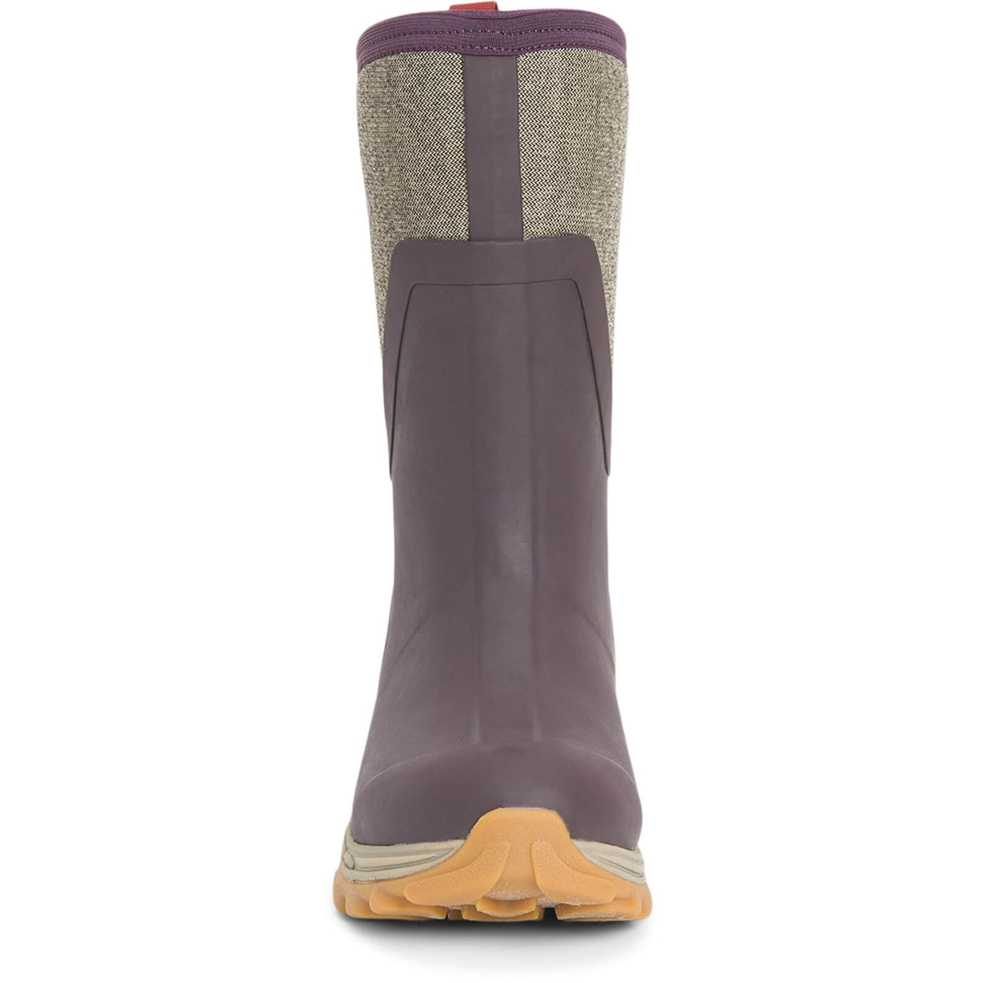 Muck Boots Arctic Sport Mid Pull On Wellington Boots Wine 3#colour_wine
