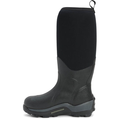 Muck Boots Arctic Sport Pull On Wellington Boots Black/Black 8#colour_black-black