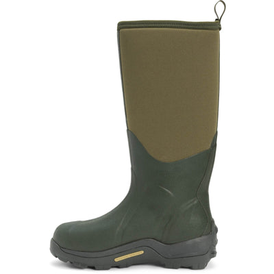 Muck Boots Arctic Sport Pull On Wellington Boots Moss/Moss 8#colour_moss-moss
