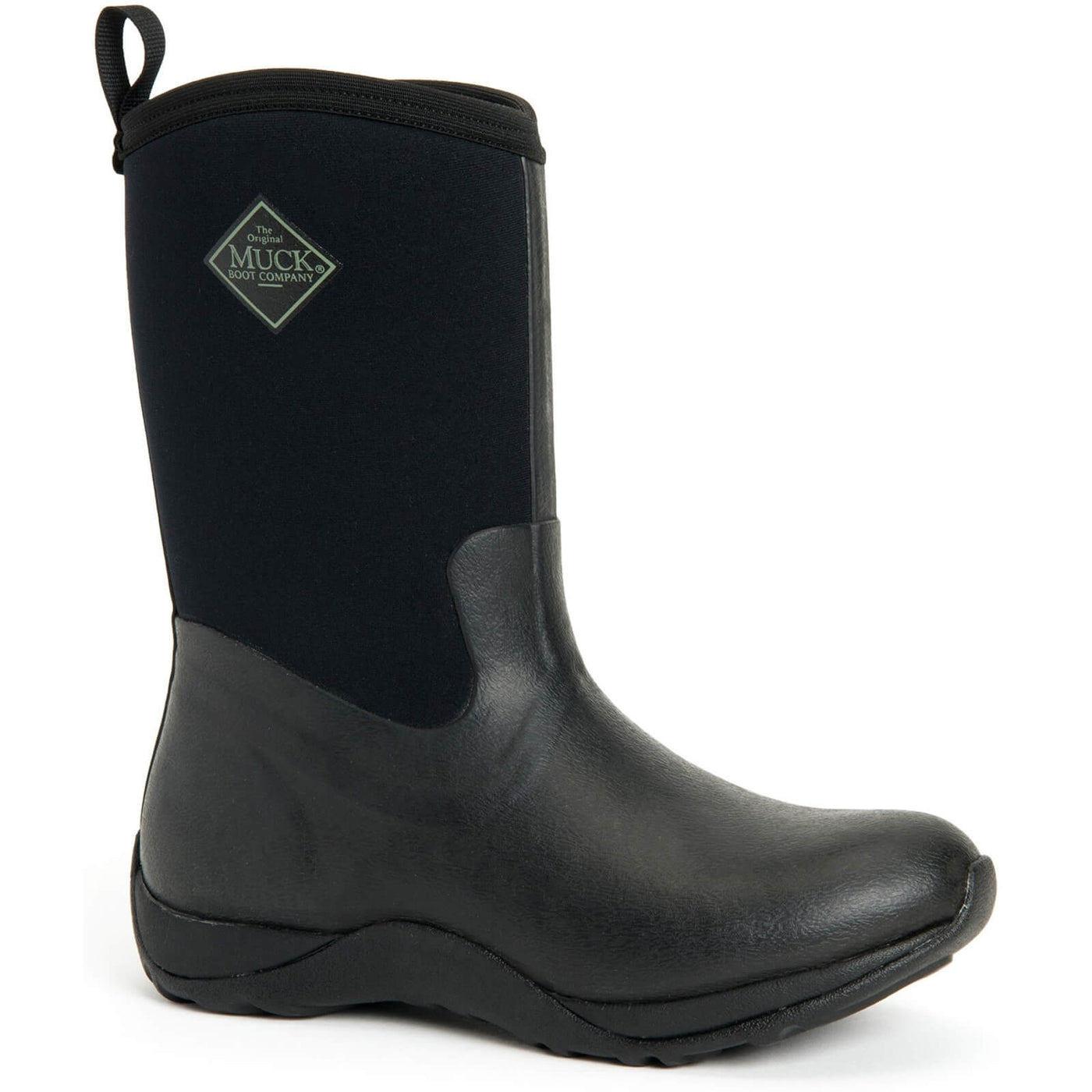 Muck Boots Arctic Weekend Pull On Wellington Boots Black 1#colour_black