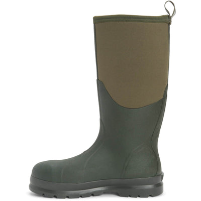 Muck Boots Chore Classic Steel Safety Wellington Boots Moss 7#colour_moss