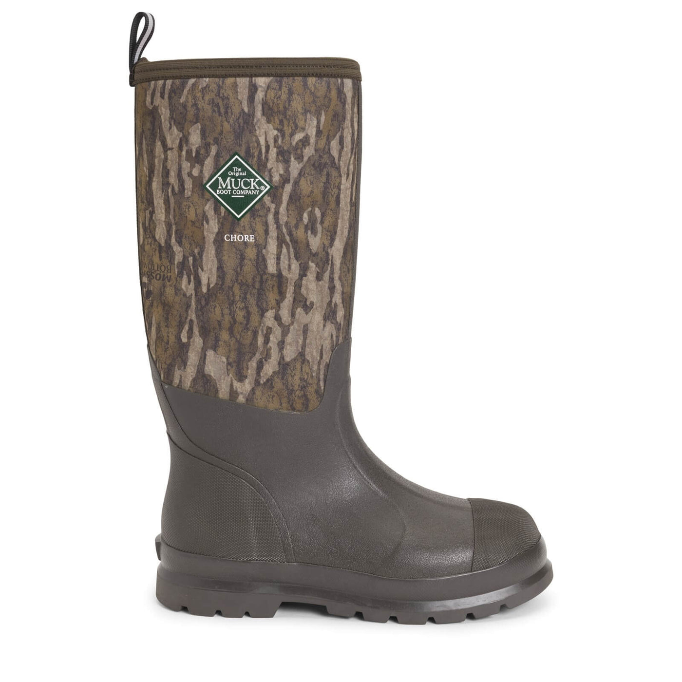 Muck Boots Chore Gamekeeper Tall Boots Mossy Oak Bottomlands 1#colour_mossy-oak-bottomlands