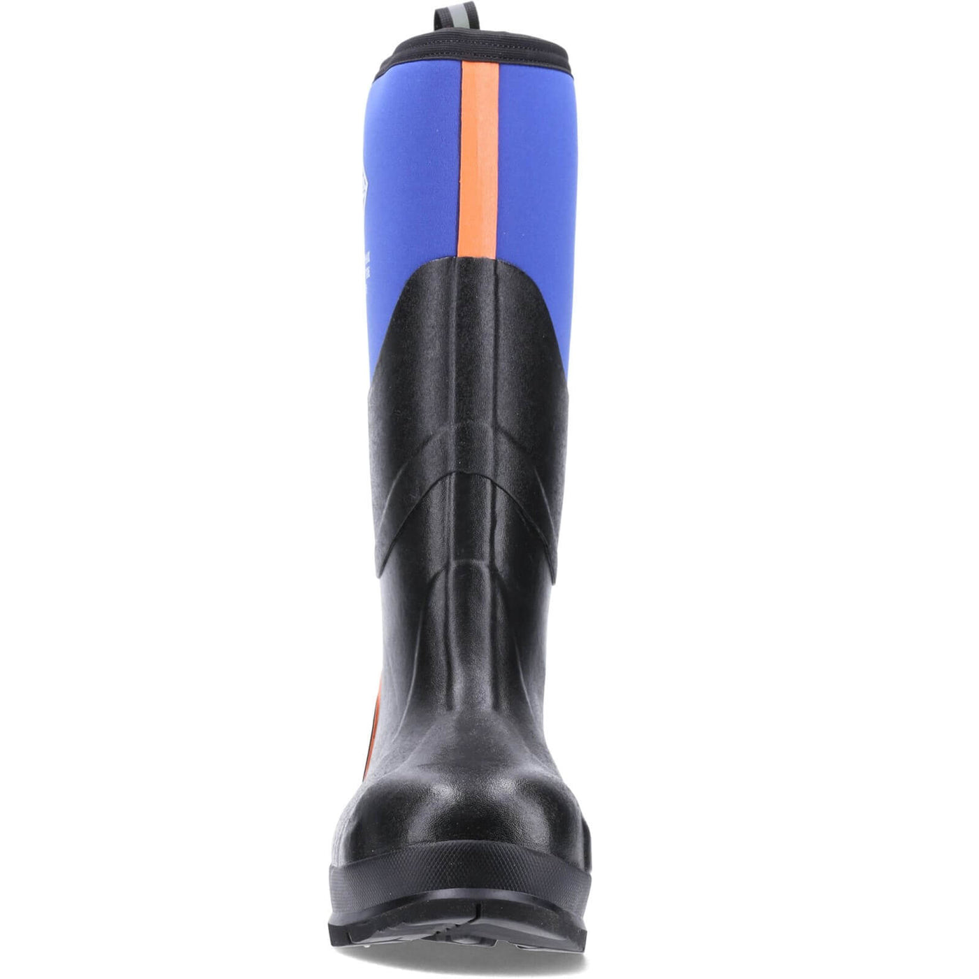 Muck Boots Chore Max S5 Safety Wellies Blue/Orange 3#colour_blue-orange