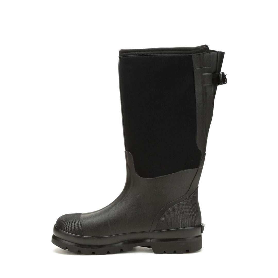 Muck Boots Chore XF Gusset Classic Work Wellingtons Black 7#colour_black