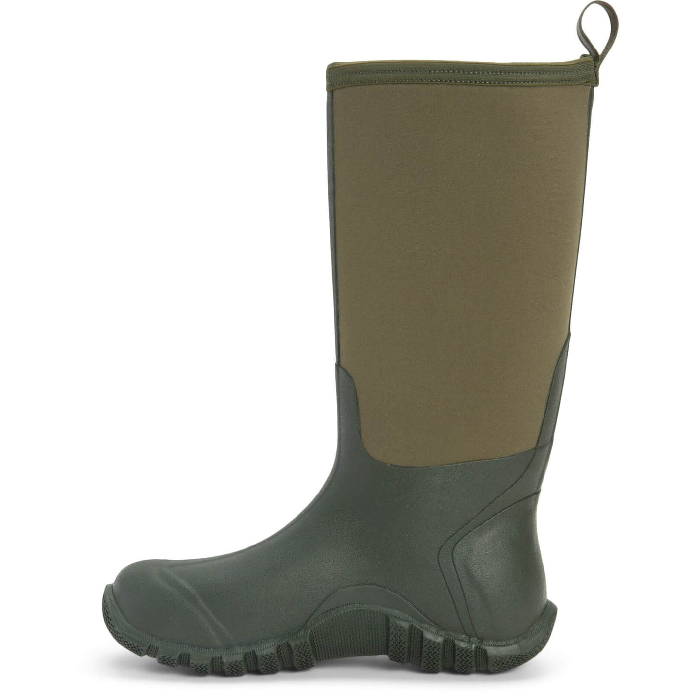 Muck Boots Edgewater Hi Patterned Wellies Moss 8#colour_moss