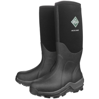 Muck Boots MB Arctic Sport II Tall Wellies Black 6#colour_black