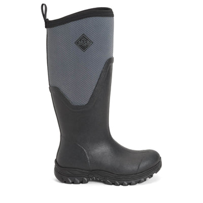 Muck Boots MB Arctic Sport II Tall Wellies Black/Grey 8#colour_black-grey