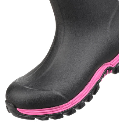 Muck Boots MB Arctic Sport II Tall Wellies Black/Pink 7#colour_black-pink