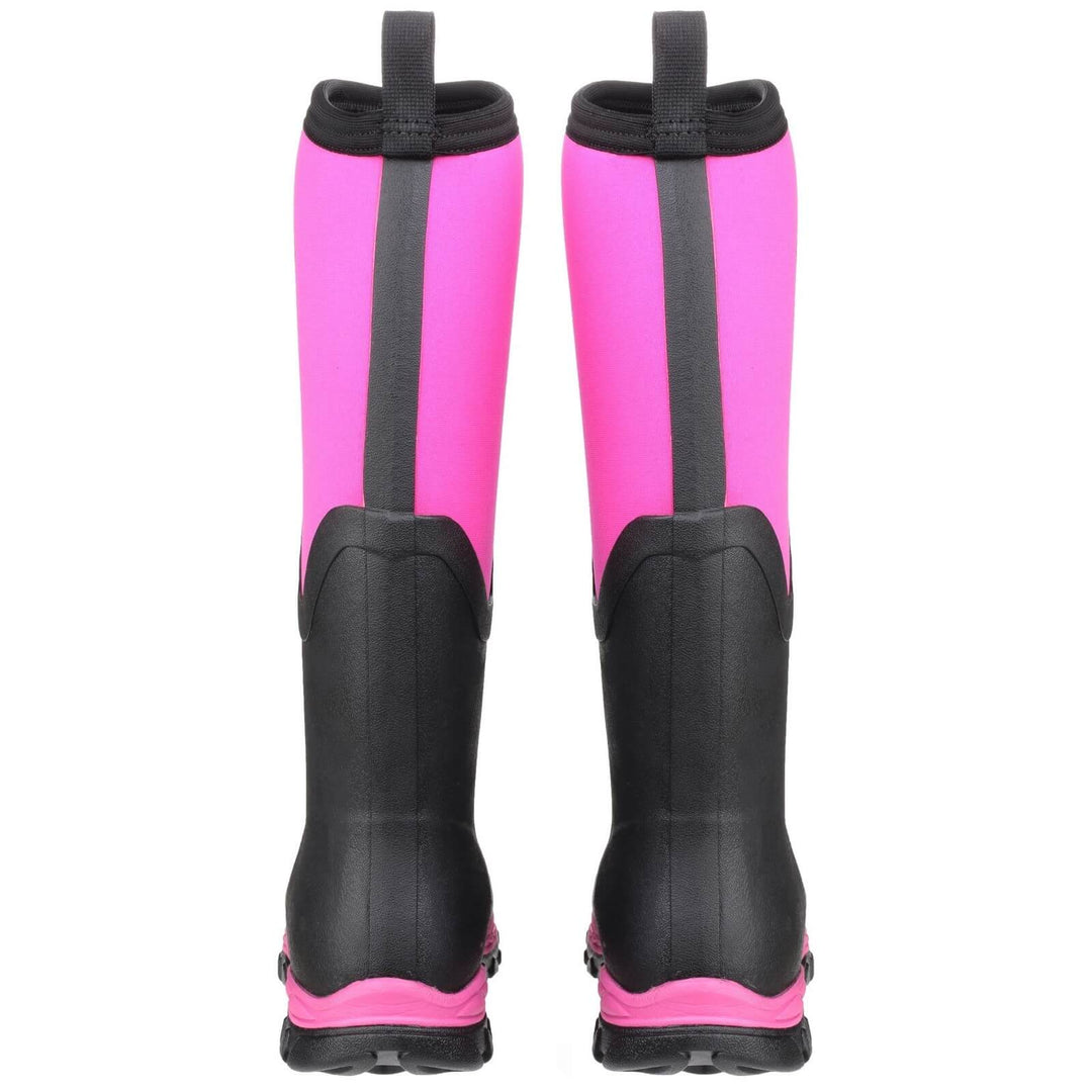 Muck Boots MB Arctic Sport II Tall Wellies Black/Pink 8#colour_black-pink