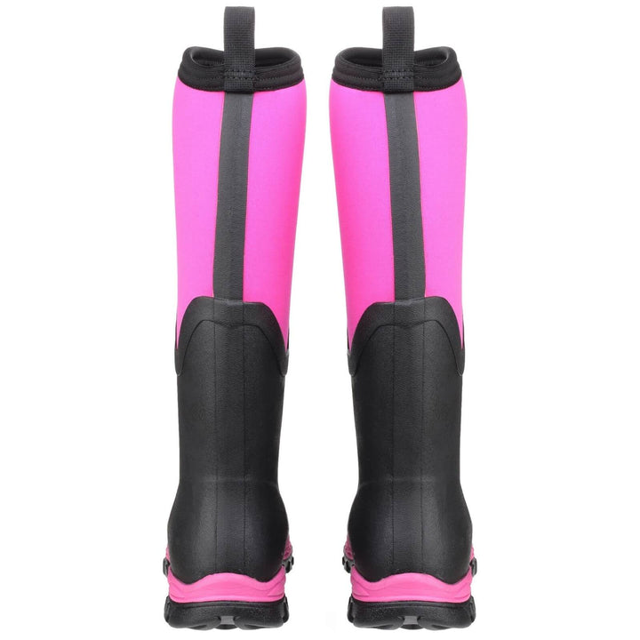 Muck Boots MB Arctic Sport II Tall Wellies Black/Pink 8#colour_black-pink