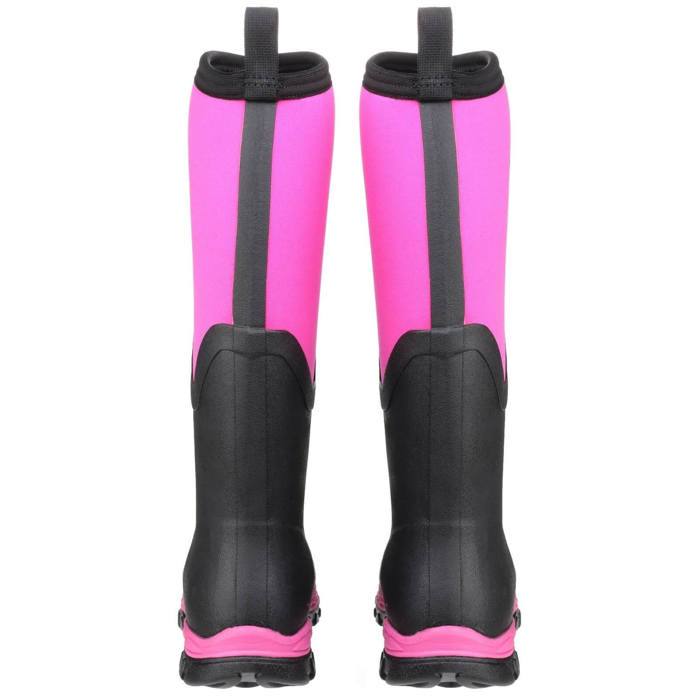 Muck Boots MB Arctic Sport II Tall Wellies Black/Pink 8#colour_black-pink