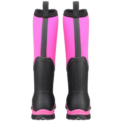 Muck Boots MB Arctic Sport II Tall Wellies Black/Pink 8#colour_black-pink