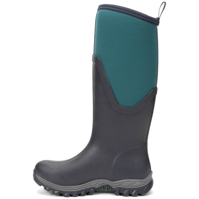 Muck Boots MB Arctic Sport II Tall Wellies Navy/Spruce 7#colour_navy-spruce