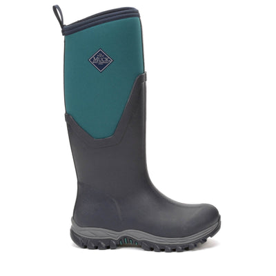 Muck Boots MB Arctic Sport II Tall Wellies Navy/Spruce 8#colour_navy-spruce