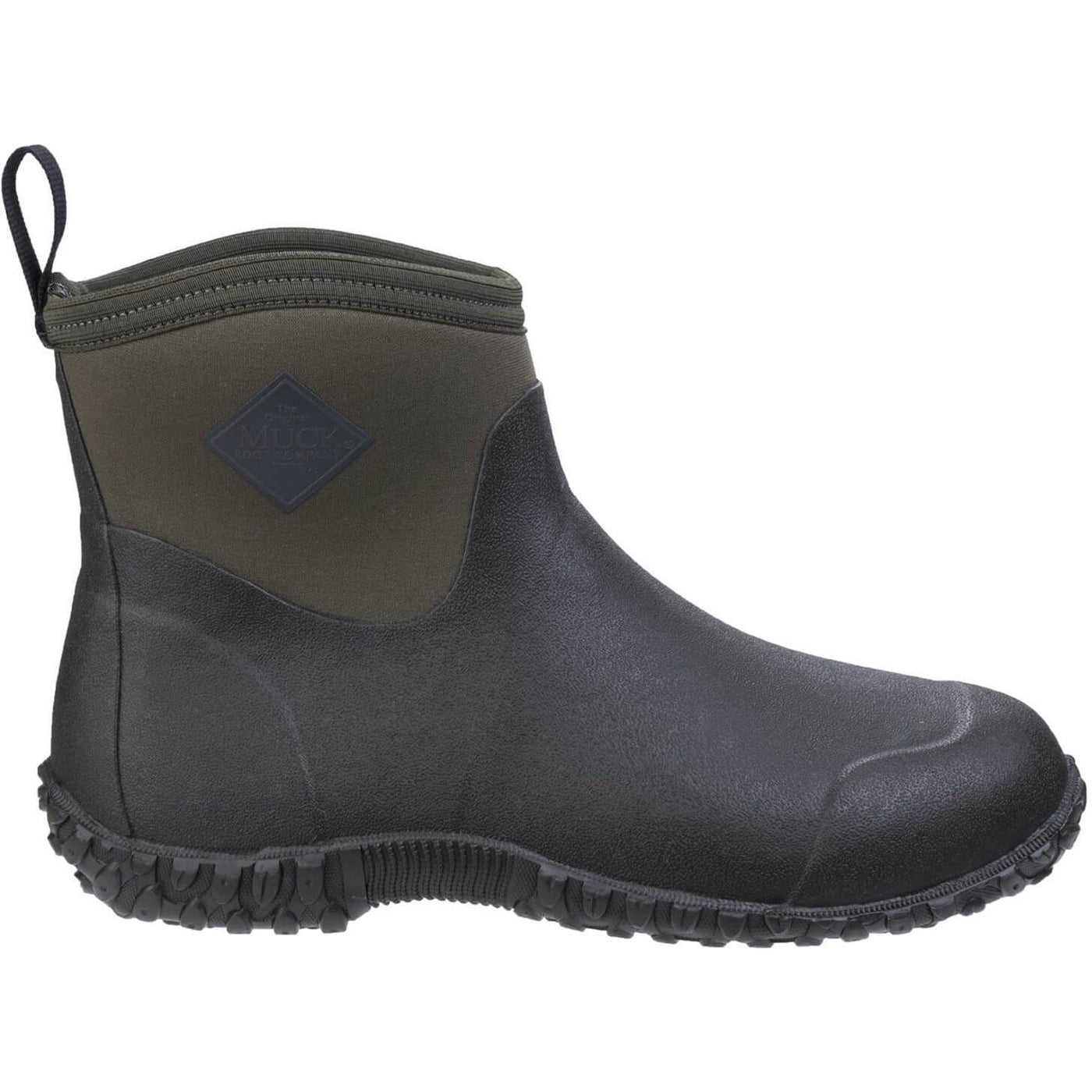 Muck Boots Muckster II Ankle All Purpose Lightweight Shoes Black/Moss 5#colour_black-moss