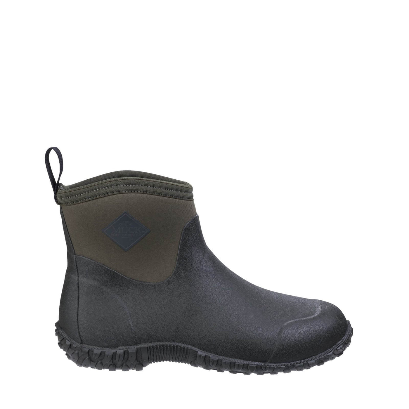 Muck Boots Muckster II Ankle All Purpose Lightweight Shoes Black/Moss 8#colour_black-moss