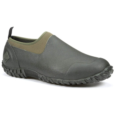 Muck Boots Muckster II Low All Purpose Lightweight Shoes Black/Moss 1#colour_black-moss
