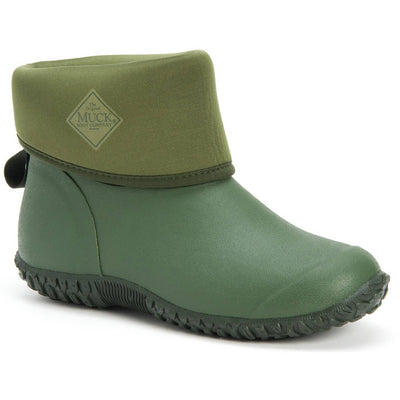 Muck Boots Muckster II Slip On Short Boots Green Veggie Print 5#colour_green-veggie-print