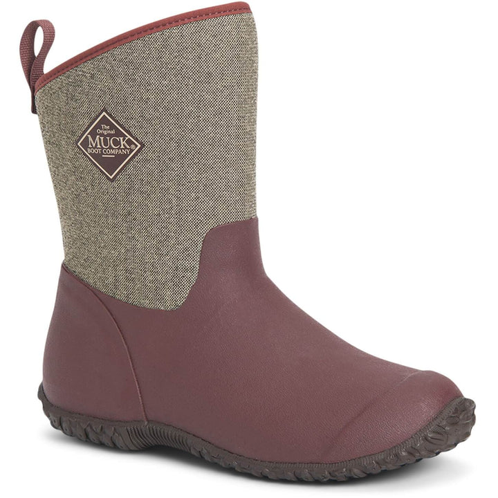 Muck Boots Muckster II Slip On Short Boots Raisin 1#colour_raisin