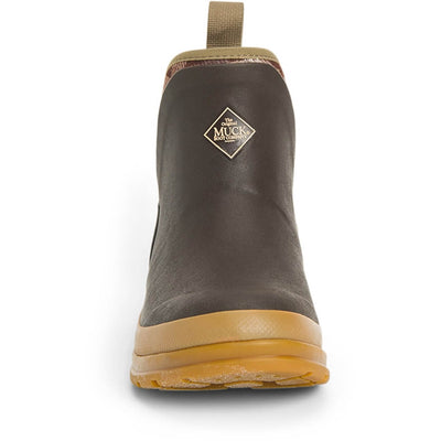 Muck Boots Originals Ankle Wellies Brown/Plaid/Gum 3#colour_brown-plaid-gum